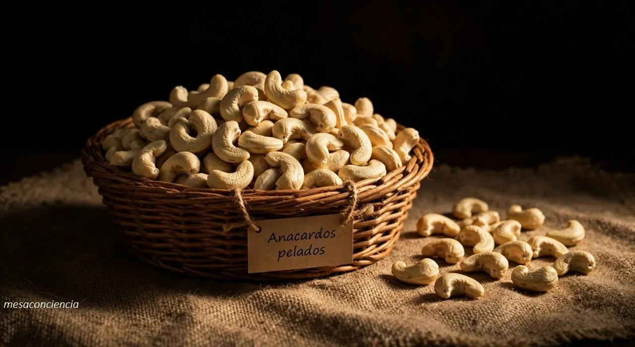 Fotografía de anacardos