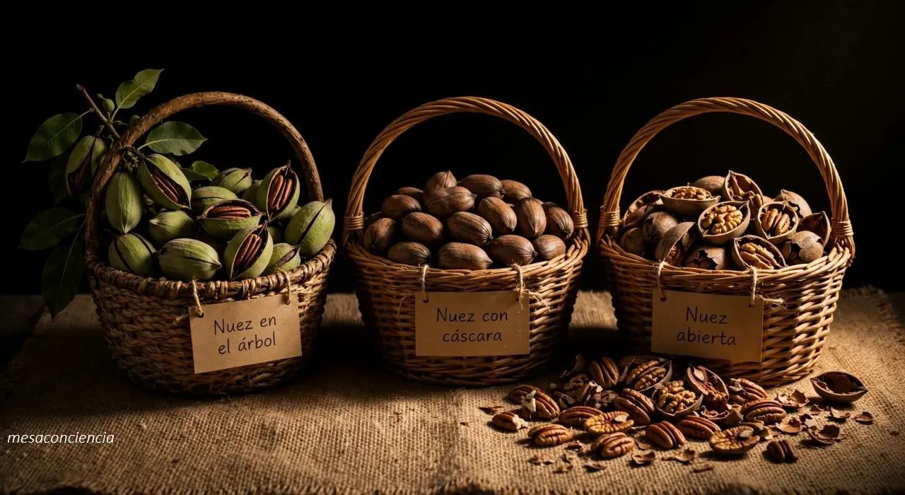 Fotografía de nueces pecán