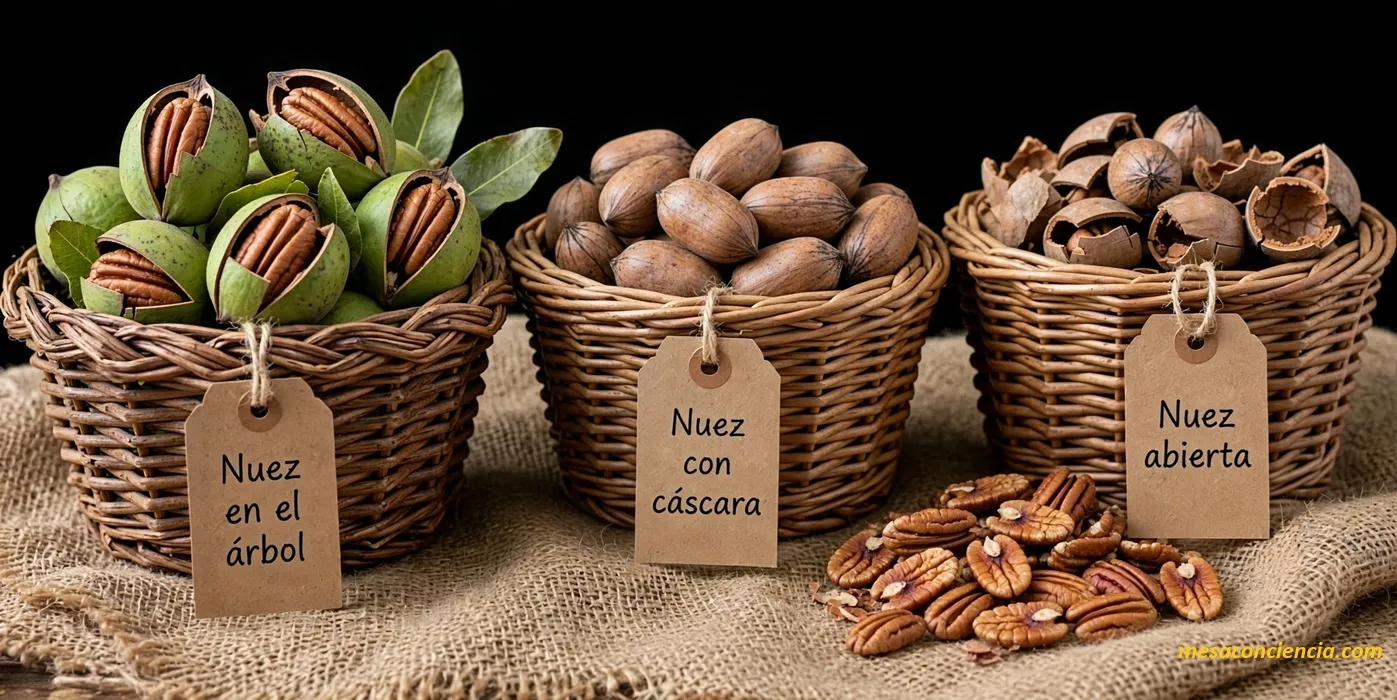 Fotografía de nueces pecán